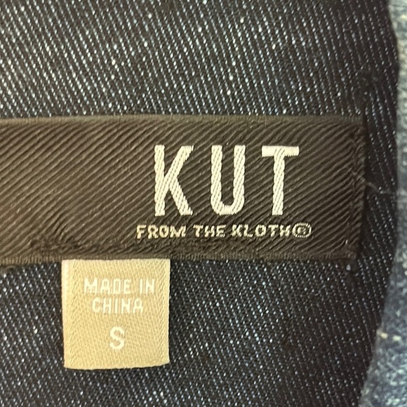 Kut from the Kloth terry jacket Blue Jean Jacket Timeless Design - Picture 4 of 10